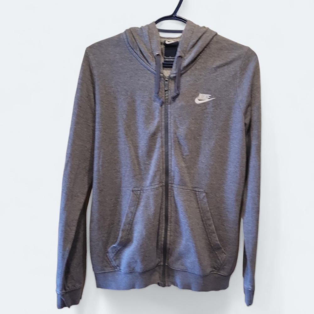 NIKE - Women's Gray Zip Up Hoodie